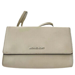 Michael Kors  Large Saffiano Leather Crossbody Bag. 9.75"W X 6"H X 1.75"D